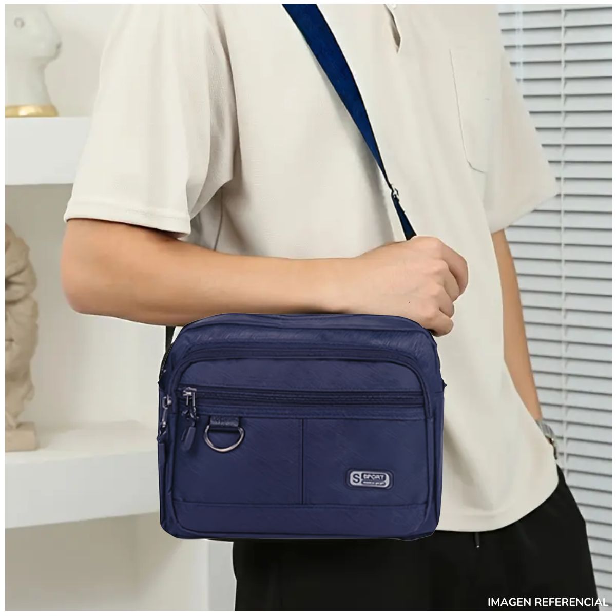 INSPIRA MARKET - Morral Riñonera Sport Multiusos Rectangular Sport