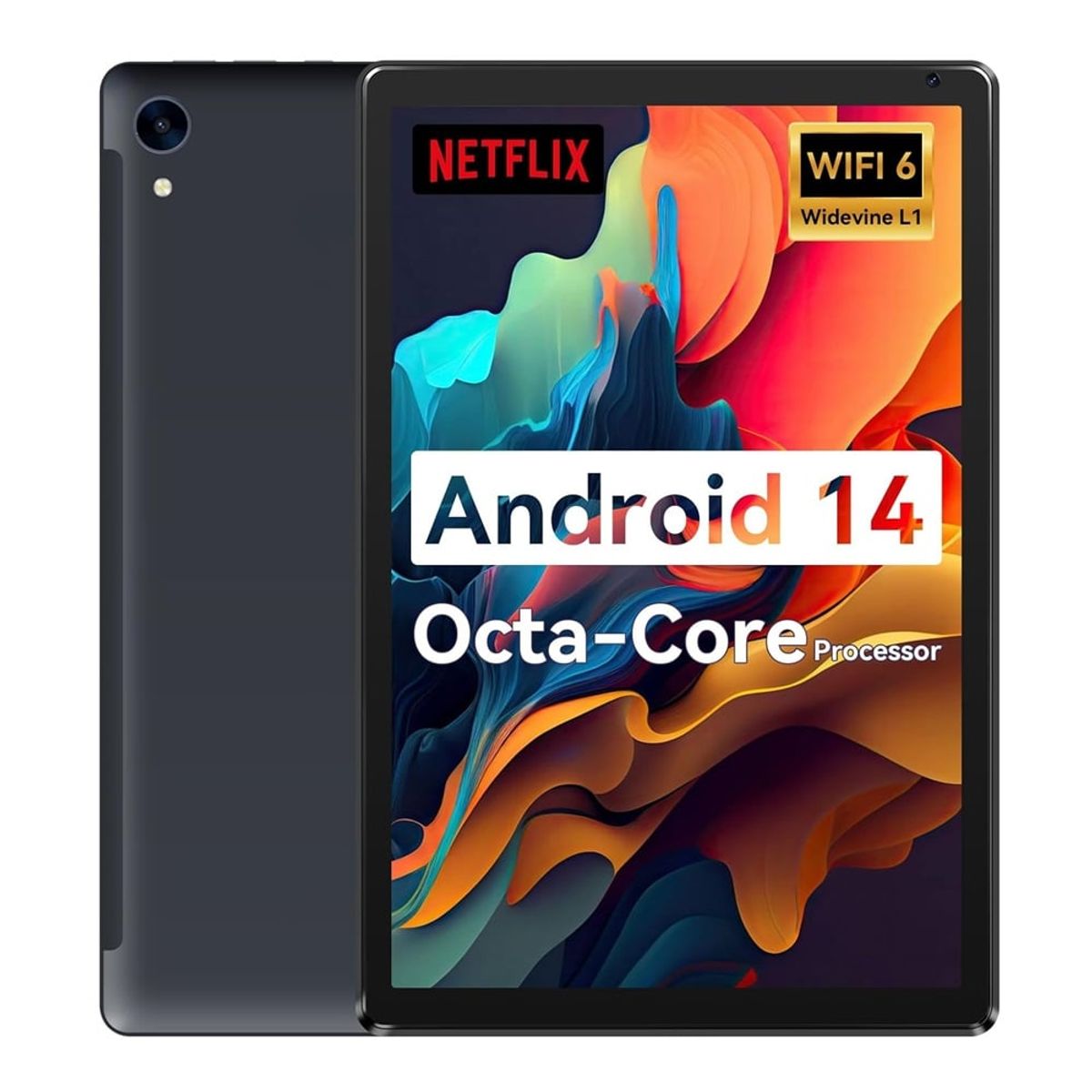 GENERICO - Tablet Urao C107 128GB 10GB Negro