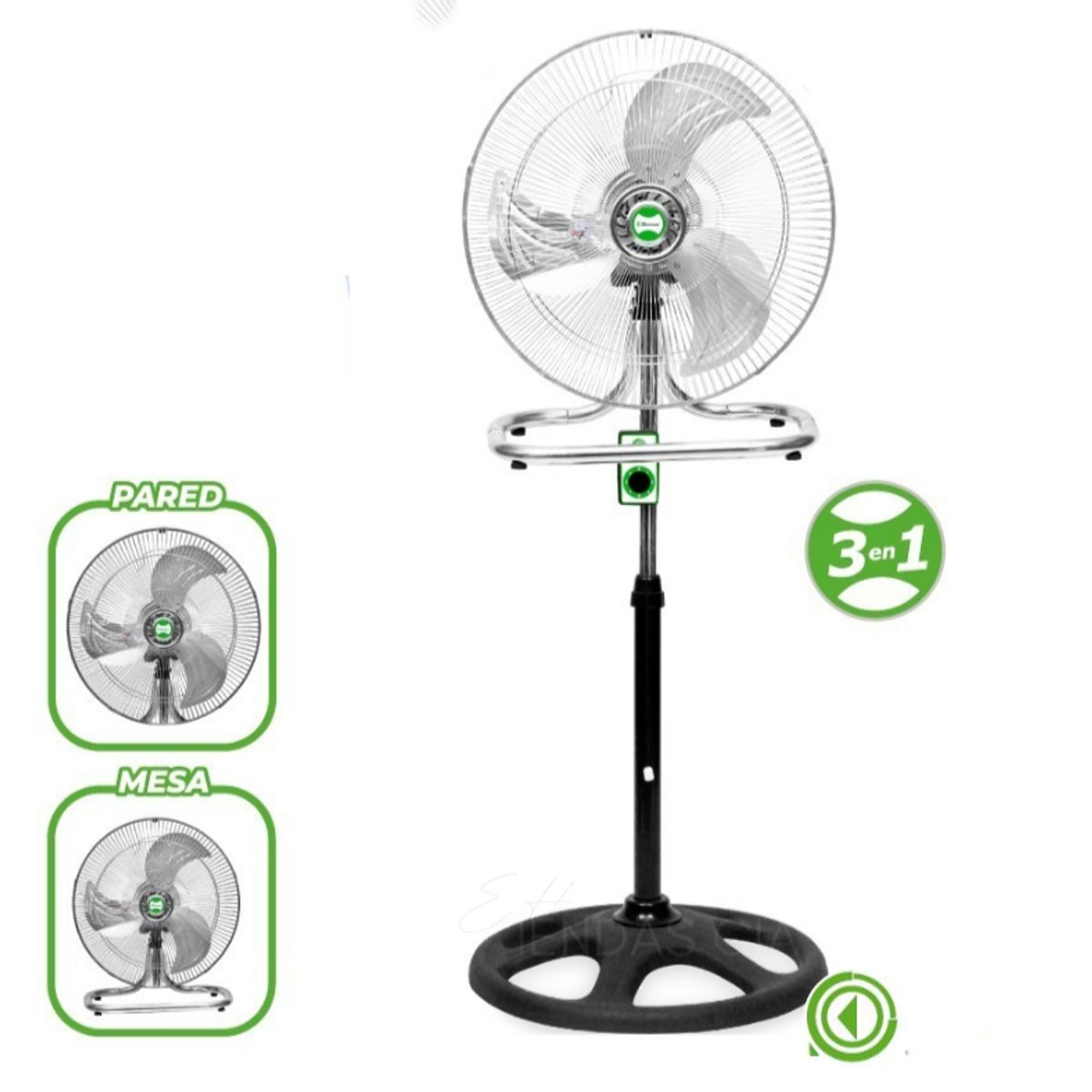 BOSSKO - Ventilador Bossko BK-8218VI Pedestal 3 en 1 De 18" 200w