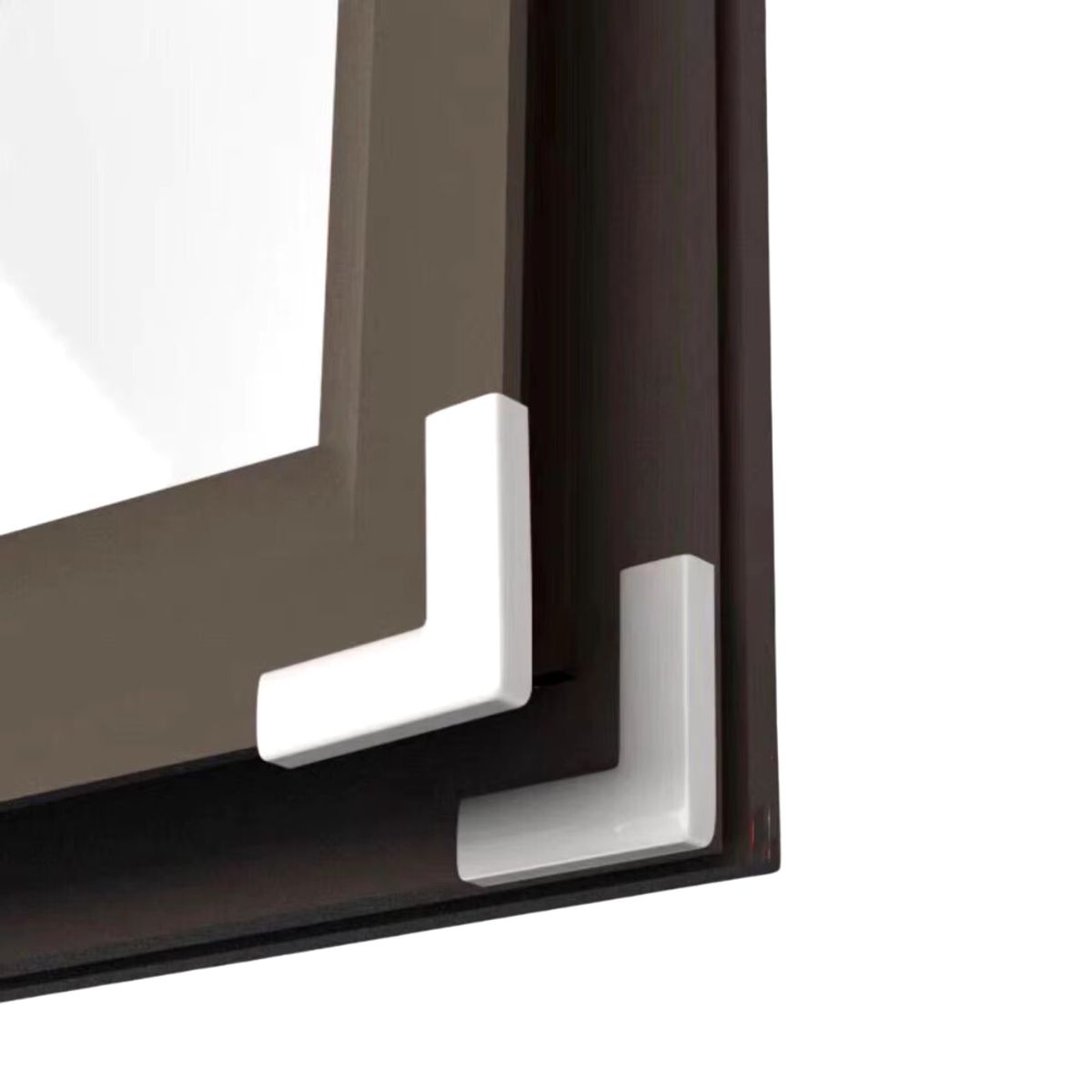 INSPIRA - Set de 8 Protectores de Esquina PVC Ángulo Recto