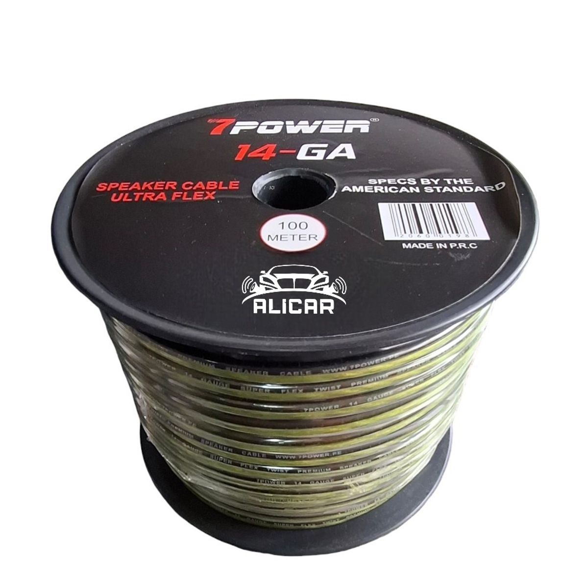 GENERICO - Rollo de cable para parlante/altavoz  #14 7 Power 100 Mtros.