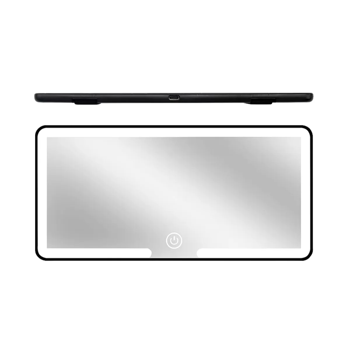 INSPIRA - Espejo con Luz Led Táctil Recargable para el Auto