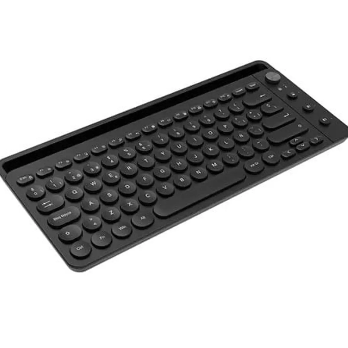 TEROS - Teclado Inalámbrico Teros Bt 3.0 + 5.2 Recargable 80  Teclado Negro