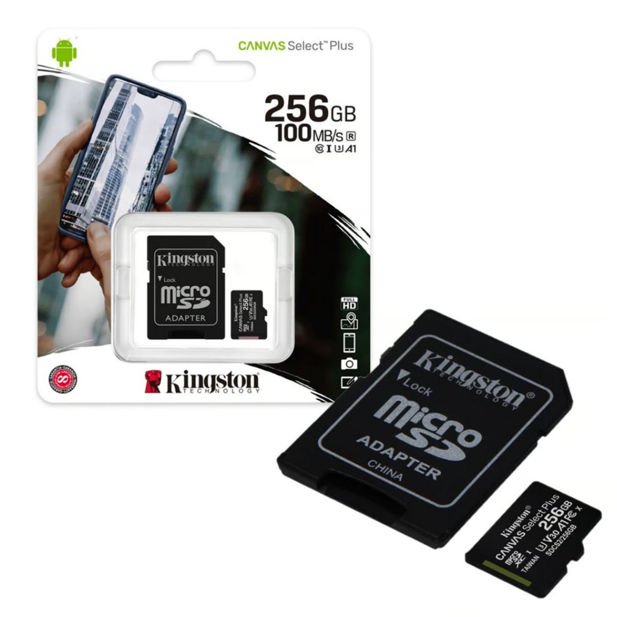 KINGSTON - Memoria Microsd - 256gb Clase 10 - Kingston Original