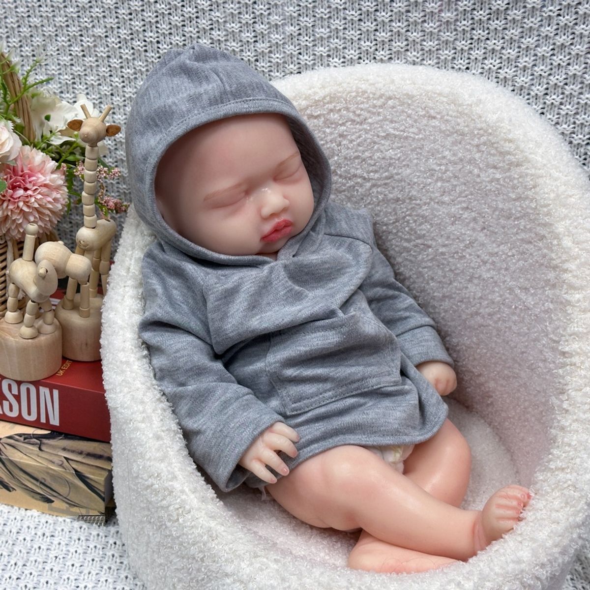 JK - Bebe Realista De Silicon De 45 CM