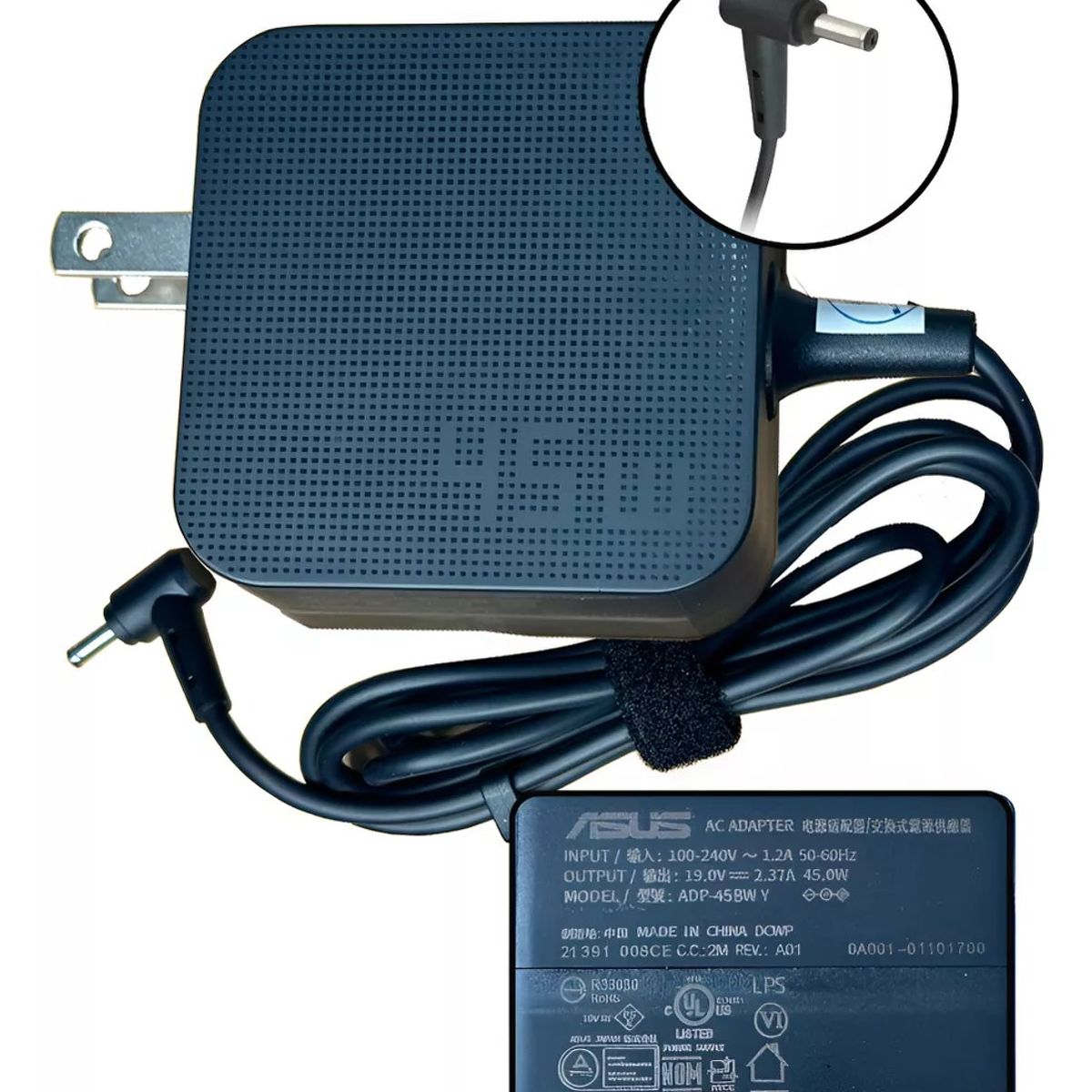 ASUS - Cargador Laptop ASUS 45w 19V 2.37A  (4.0*1.35) Punta Delgada