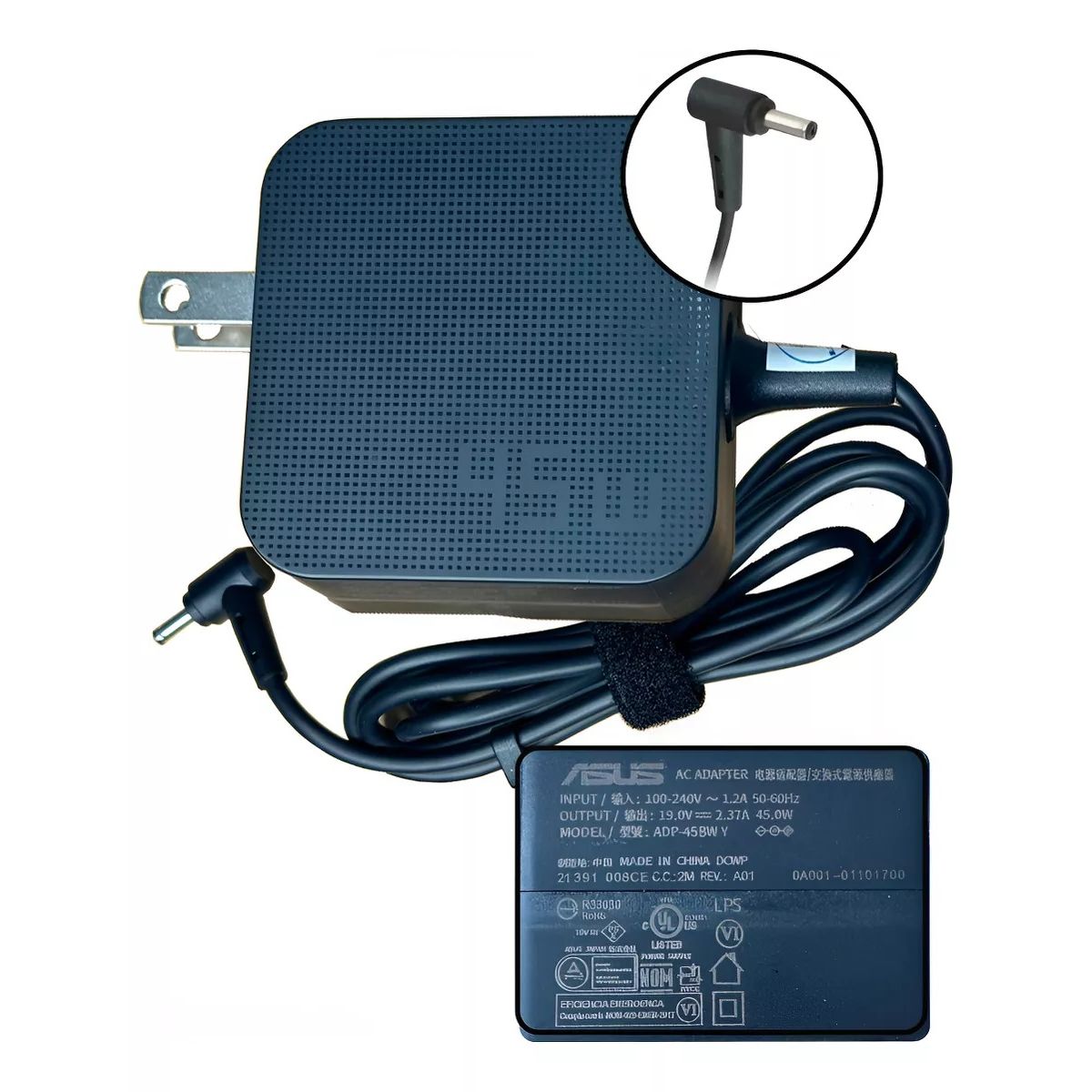 ASUS - Cargador Laptop ASUS 45w 19V 2.37A  (4.0*1.35) Punta Delgada