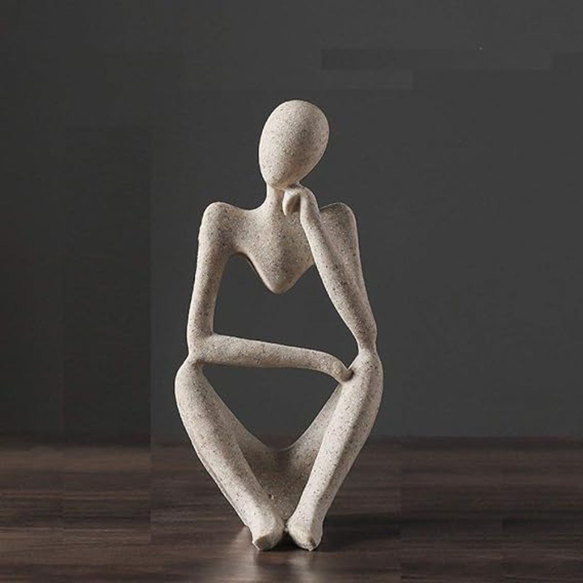 GENERICO - Escultura Minimalista de Resina para Decoración Moderna