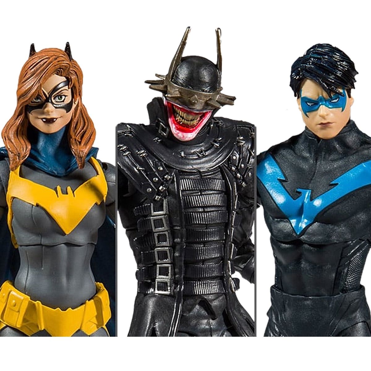 MCFARLANE - Batgirl Nightwing Batman Who Mcfarlane Baf Batmobile Set