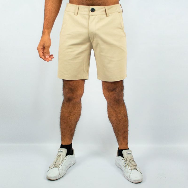 DM DEXMEN - Short Dexmen Drill Clasico Beige