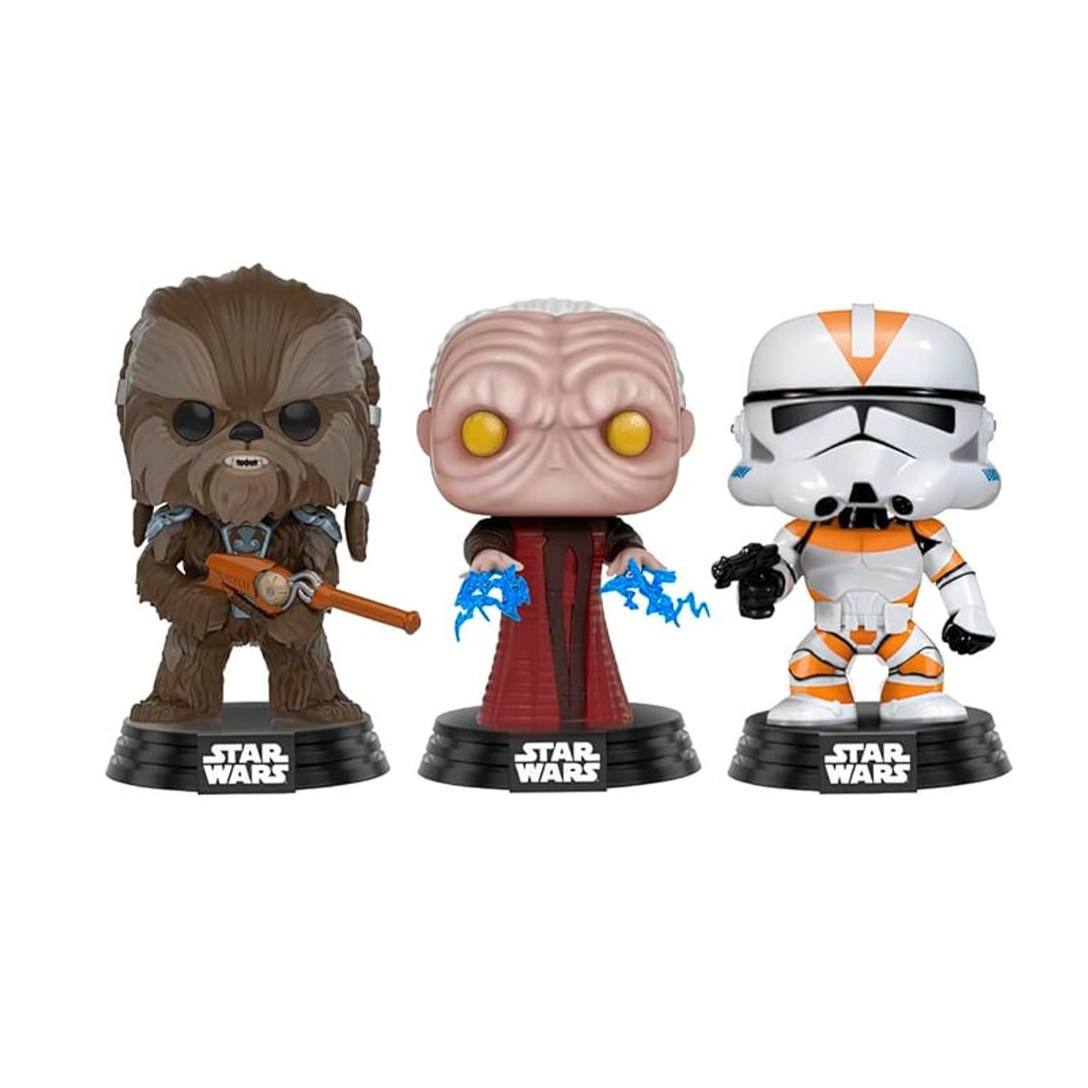 FUNKO - STAR WARS EMPEROR FUNKO POP 3 PACK