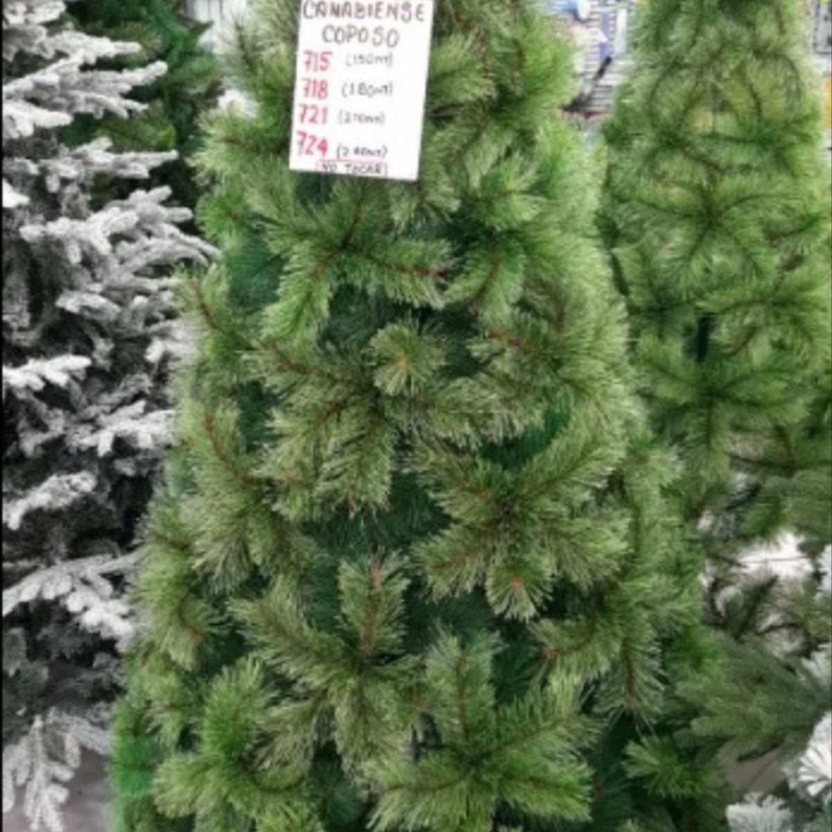 GENERICO - Árbol Navideño Pino canadiense de 1 80mt