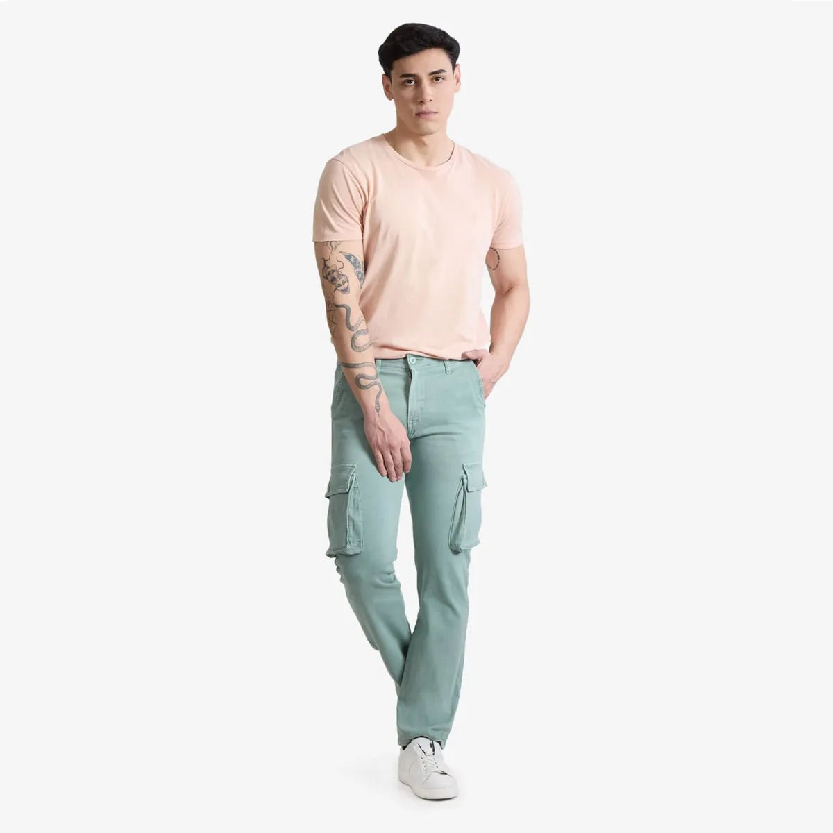 COTTON'S JEANS - Pantalón Regular Cargo Lucas Largo 30
