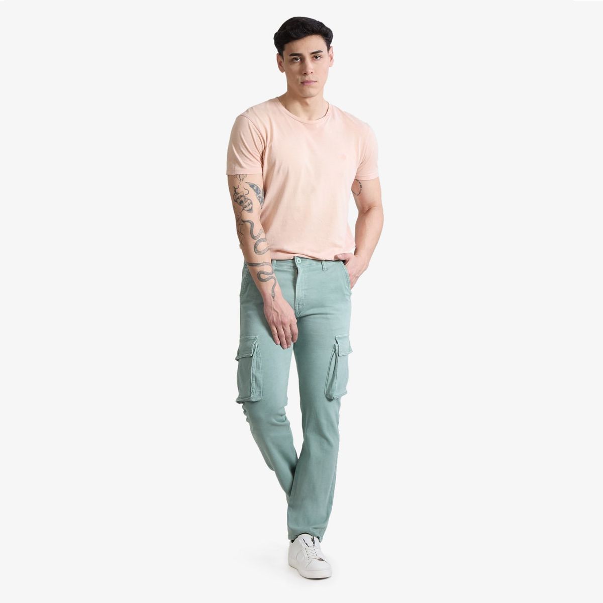 COTTON'S JEANS - Pantalón Regular Cargo Lucas Largo 30