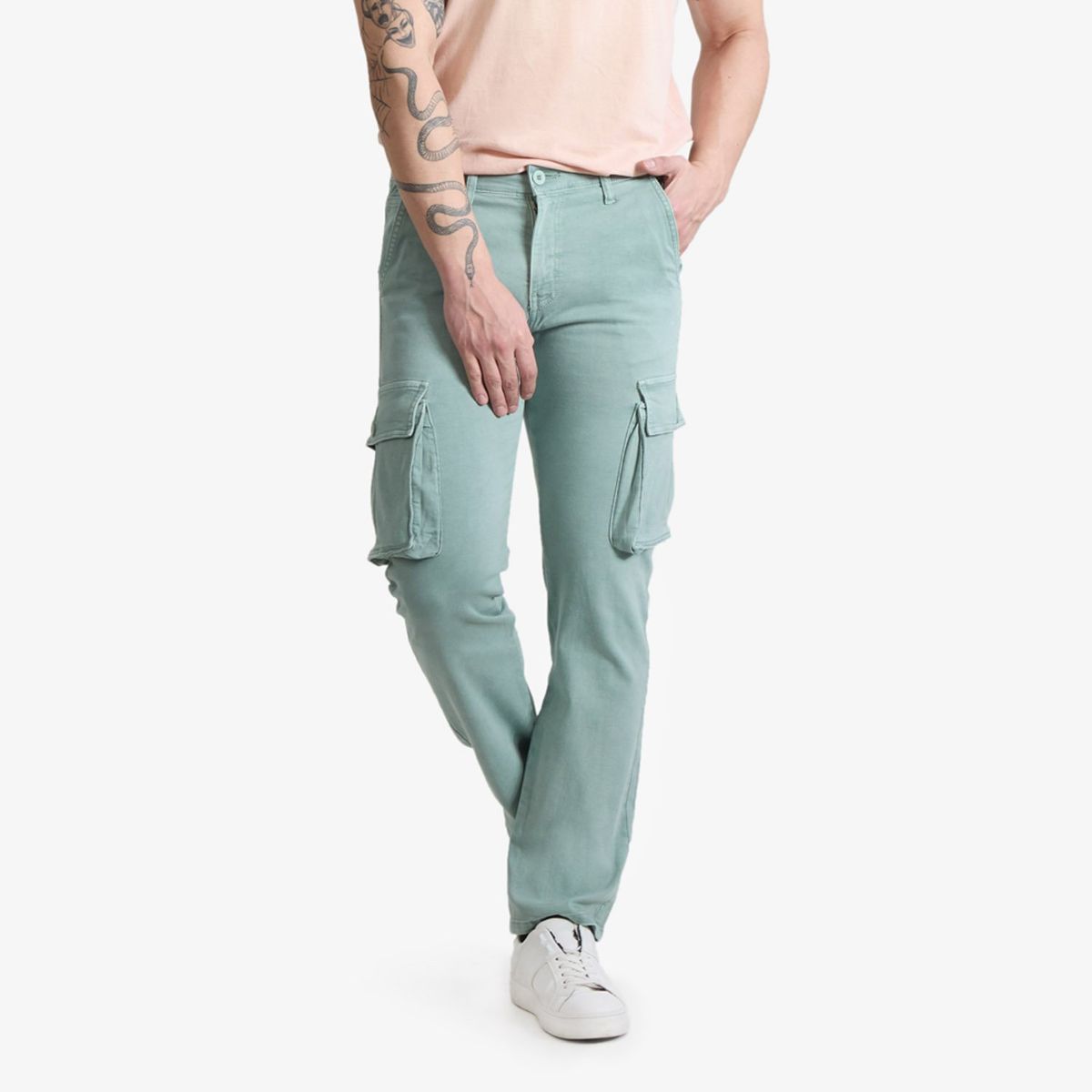COTTON'S JEANS - Pantalón Regular Cargo Lucas Largo 30