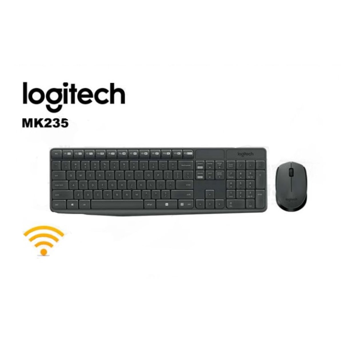 LOGITECH - Teclado + Mouse Logitech Inalámbrico MK235 g