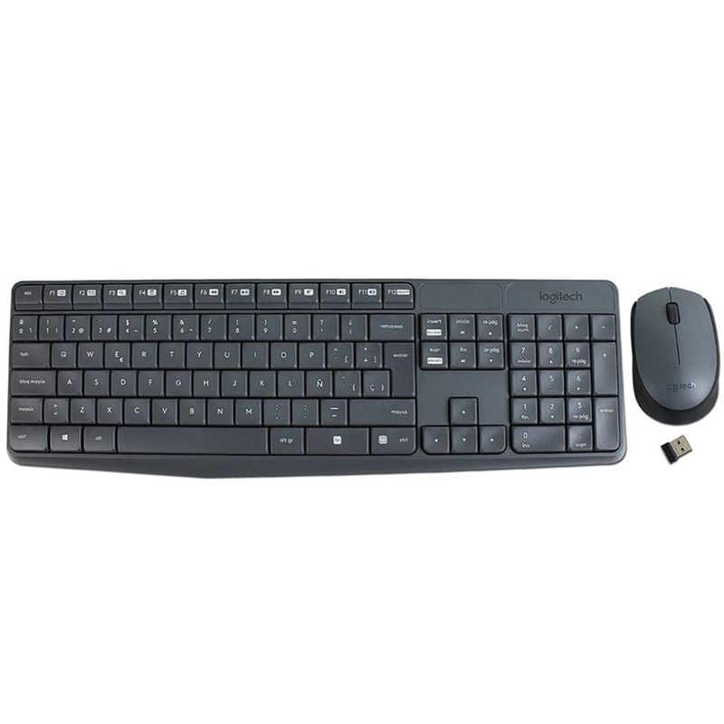 LOGITECH - Teclado + Mouse Logitech Inalámbrico MK235 v
