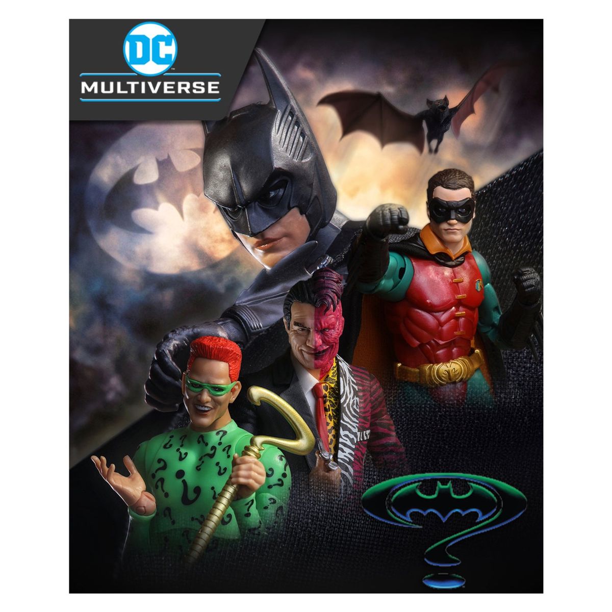 MCFARLANE - Set 4 Figuras Batman Forever Bundle Nightmare Bat
