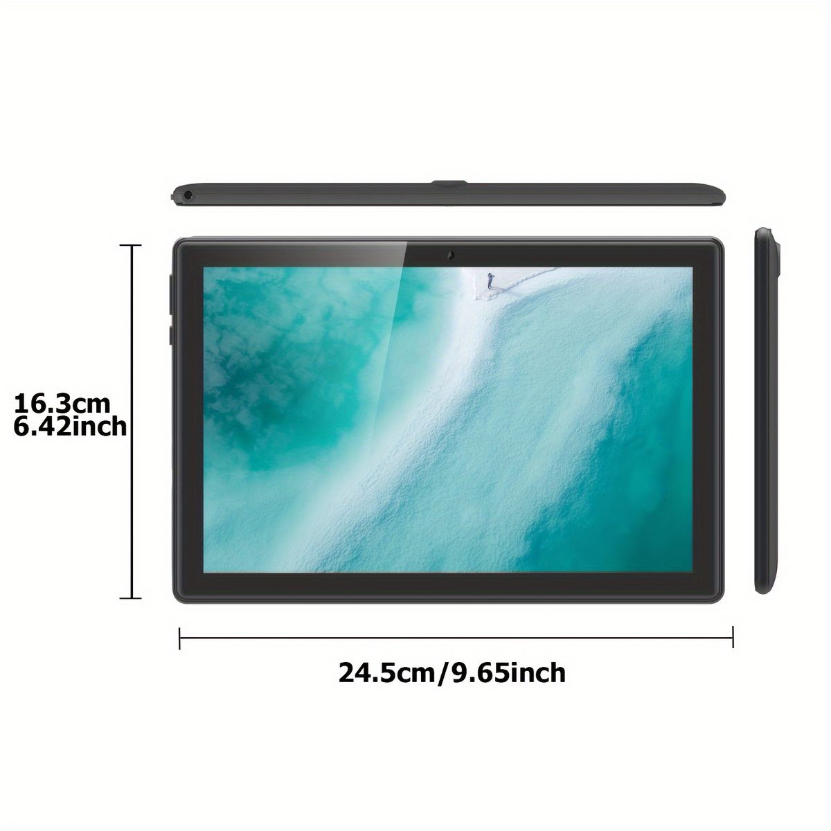 GENERICO - Tablet PC Android 12 10 pulgadas 2 en 1 con teclado y mouse