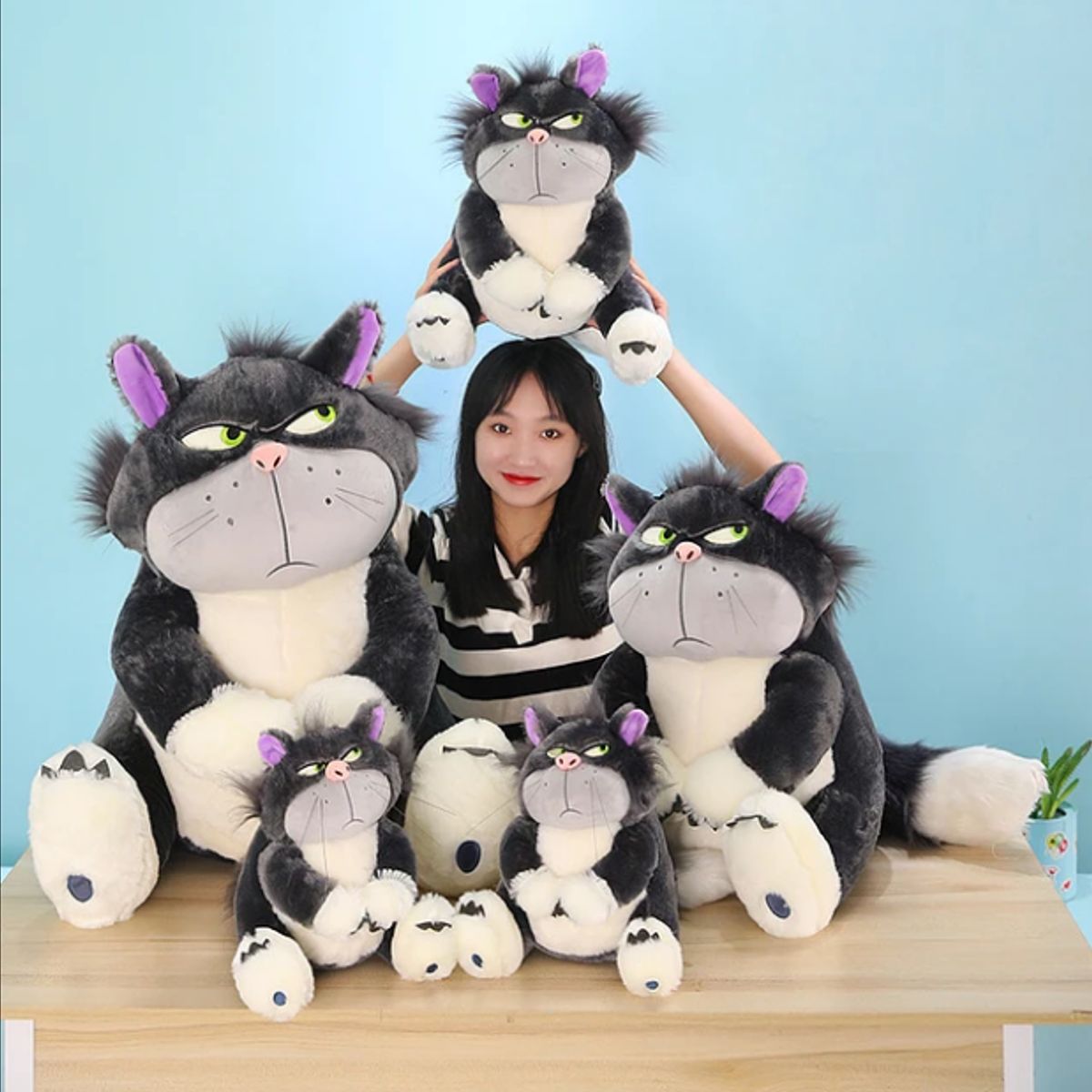 GENERICO - Peluche Gato Lucifer 60cm - Gato Enfadado