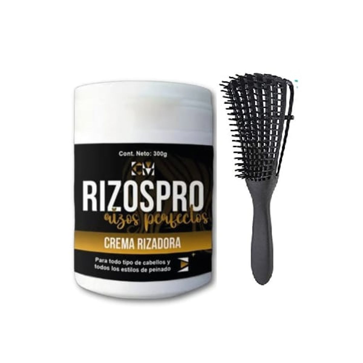 GENERICO - Crema Rizadora Rizos-Pro Rizos Perfectos + Peine Regalo