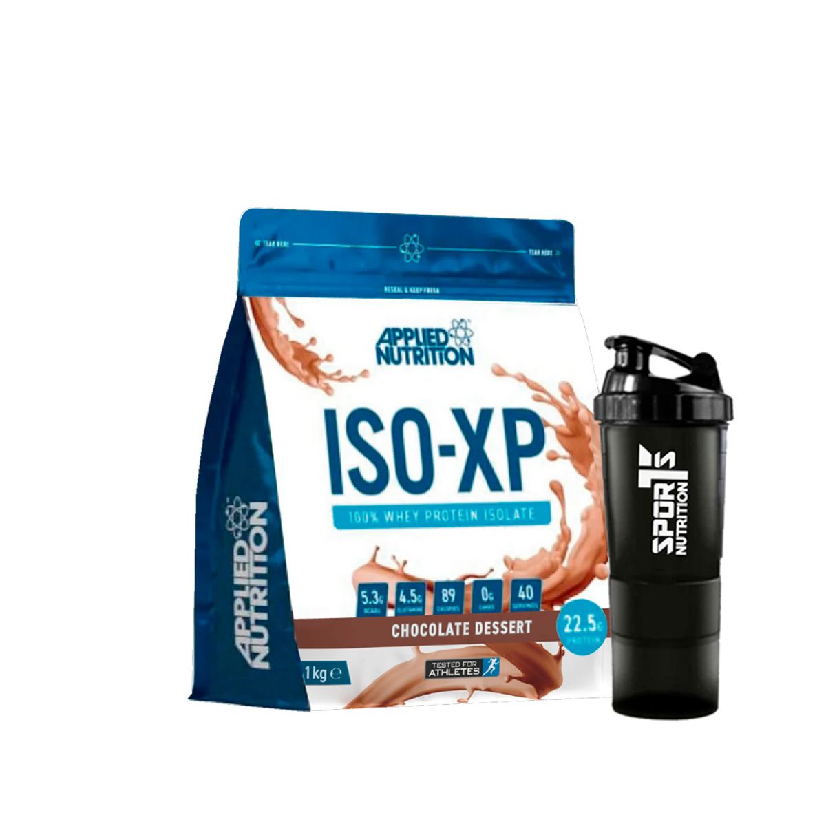 APPLIED NUTRITION - Proteina Applied Nutrition ISO-XP 1kg Chocolate + Smart Shaker