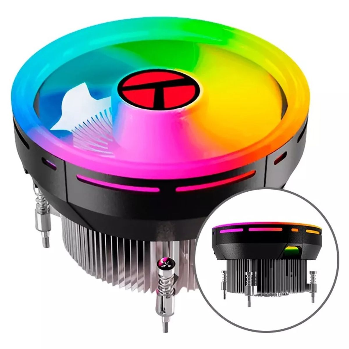 TEROS - Cooler Teros Te8161n Rgb 124mm Para Cpu Gamer