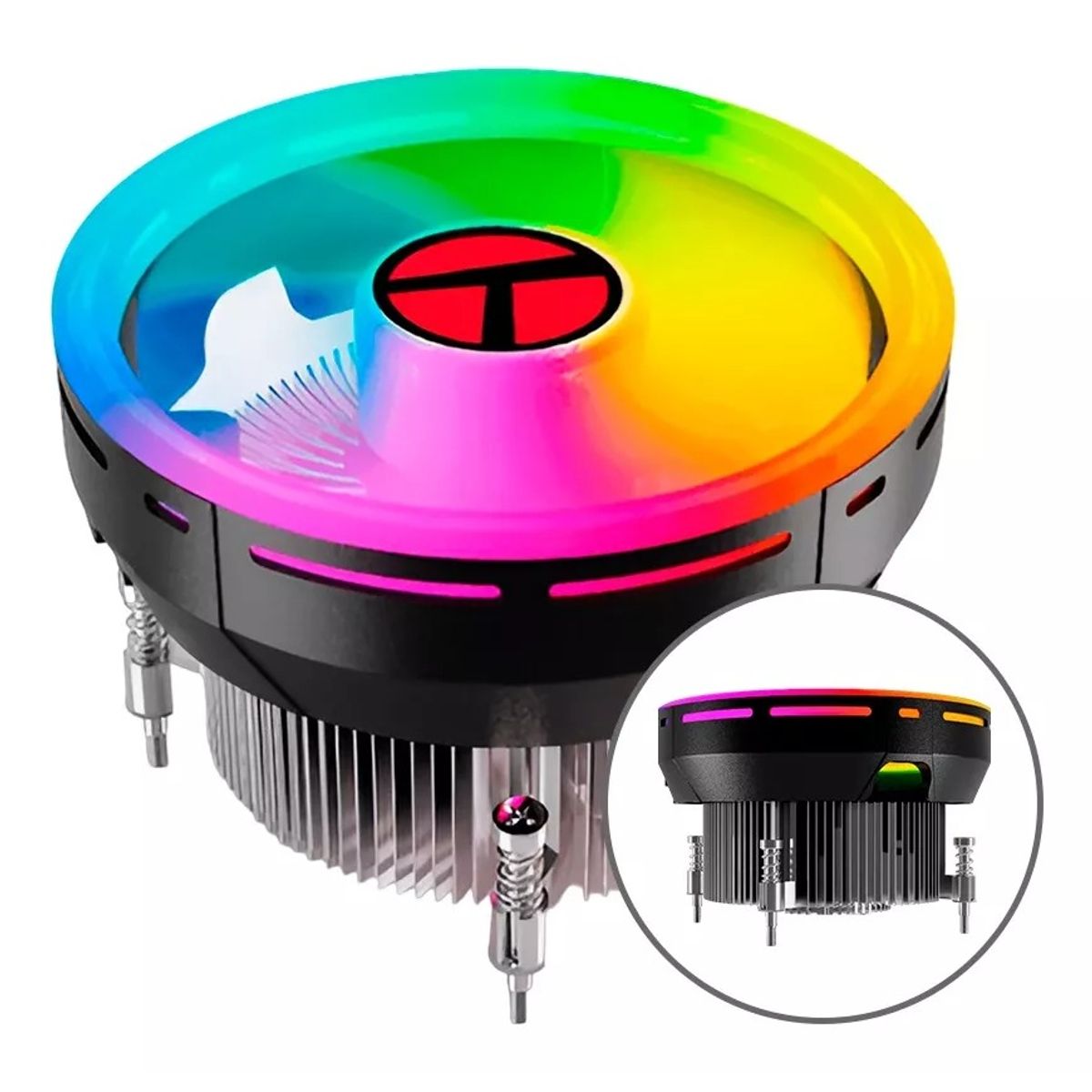 TEROS - Cooler Teros Te8161n Rgb 124mm Para Cpu Gamer