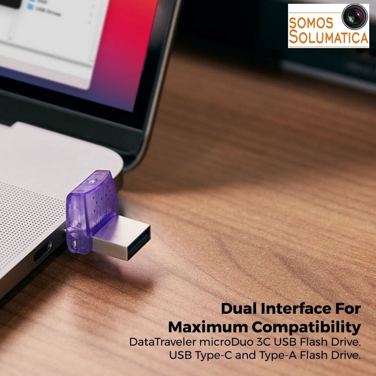 KINGSTON - Memoria Usb 128Gb tipo C 2en1 - Velocidad 200mbs - Original Kingston