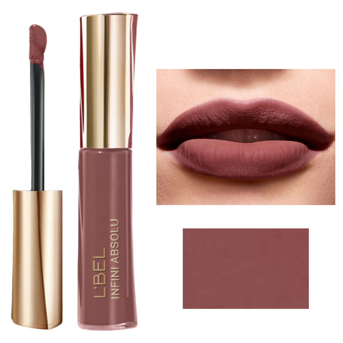 LBEL - Labial mate intransferible infini Absolu lbel rose latte