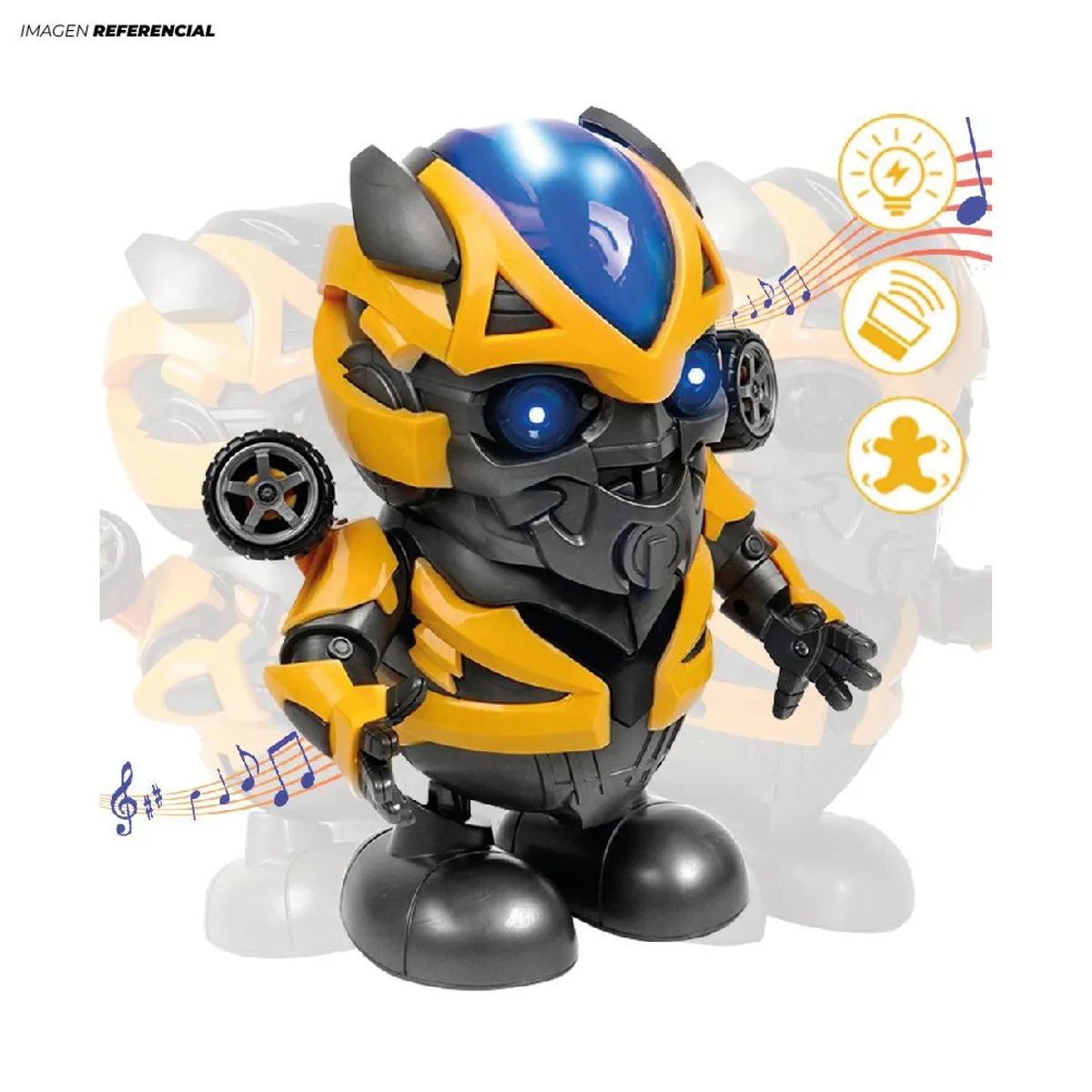 GENERICO - Juguete Bailarín Hero Dance Bumblebee Musical con Luces
