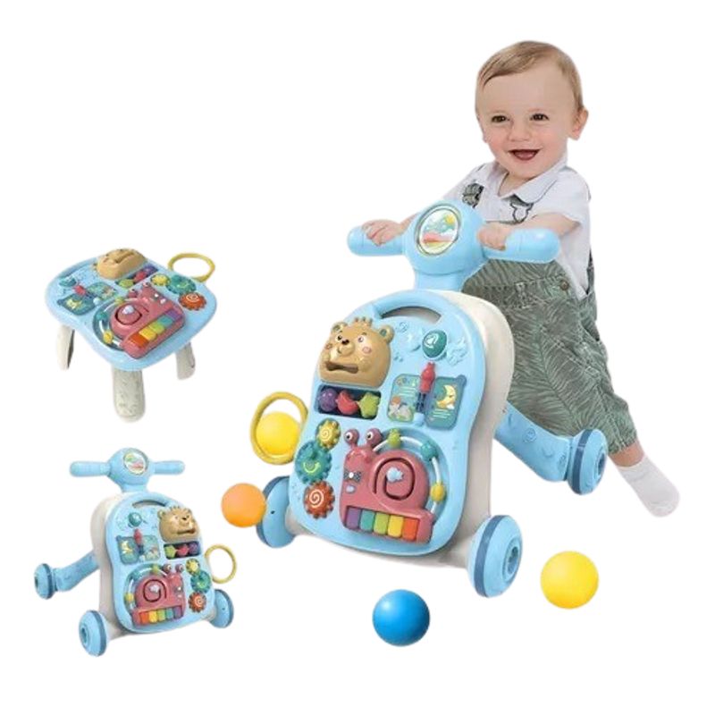GENERICO - Andador 6 en 1 Con Luces Y Sonido Color Azul