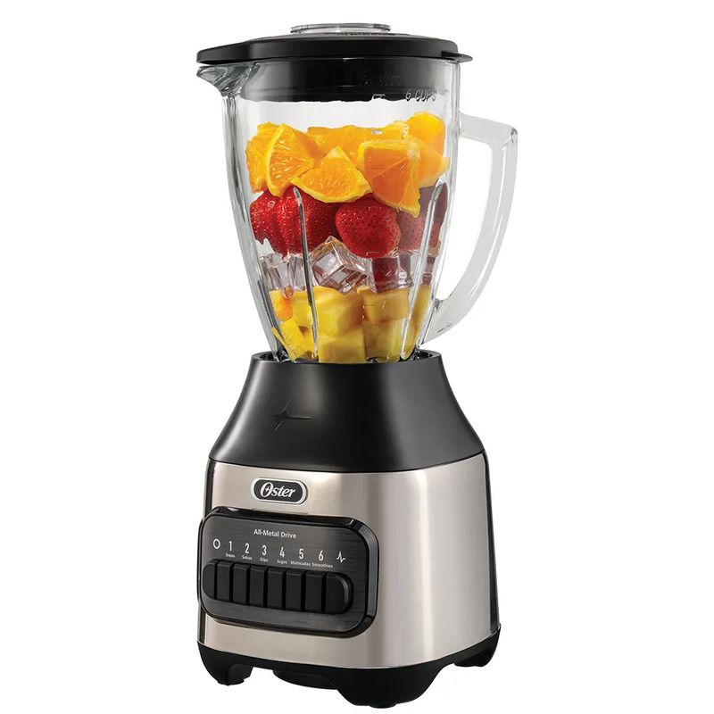OSTER - Oster® Licuadora vaso de vidrio refractario Boroclass® BLSTPEG-NPB