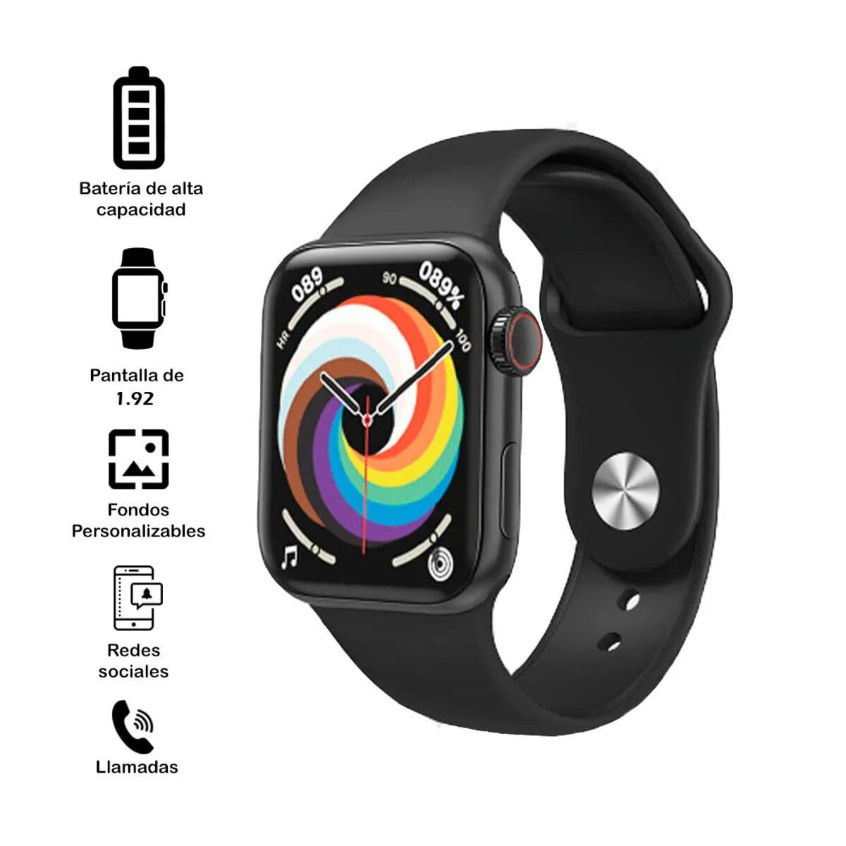 GENERICO - Smartwatch T900 Max GL Negro