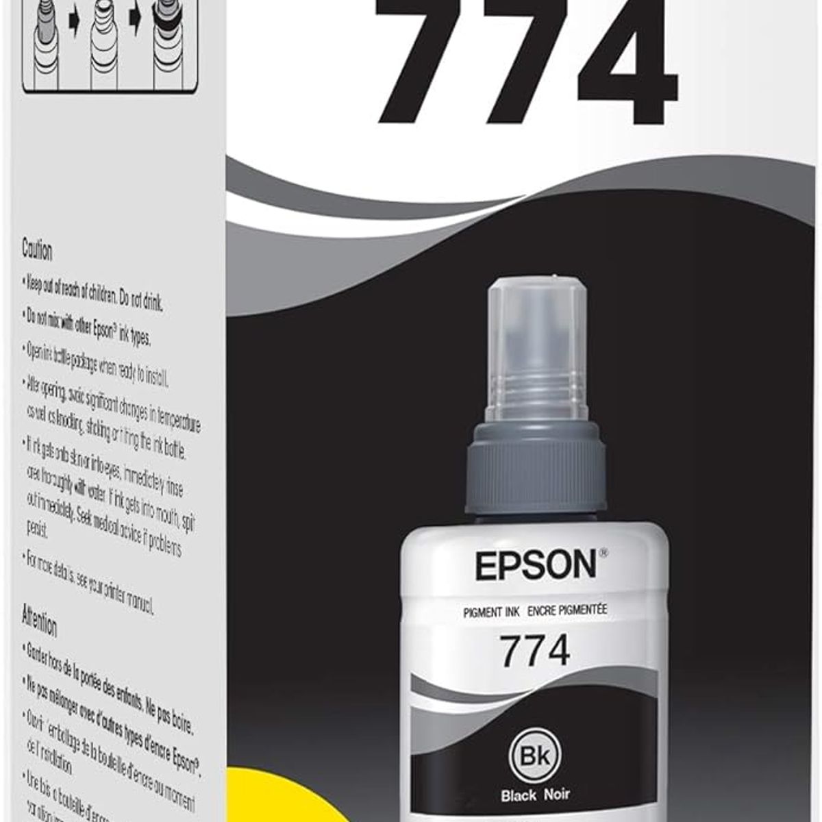 SCOYSER - TINTA COMPATIBLE T774 NEGRO EPSON
