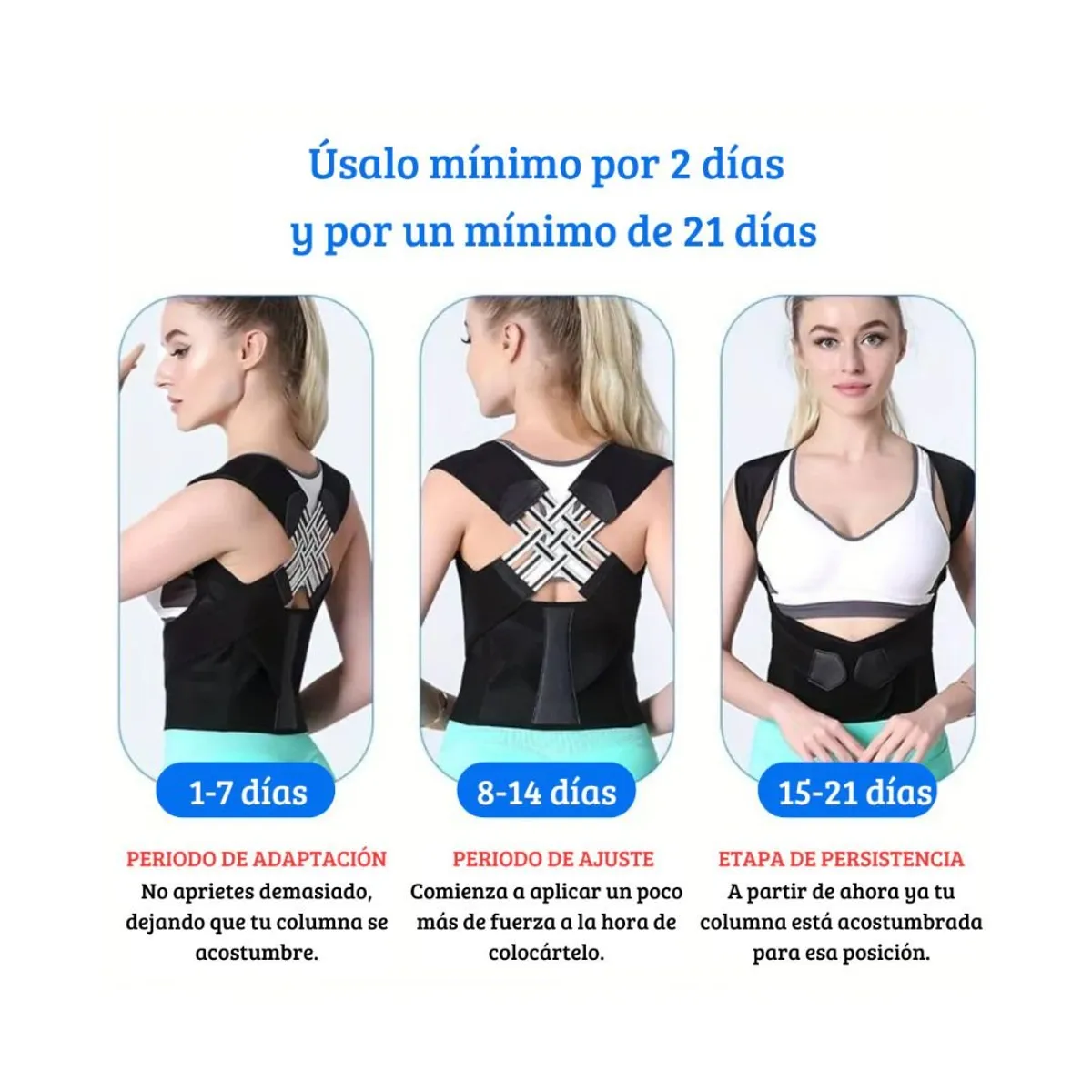GENERICO - Faja Corrector De Postura Lumbar Unisex