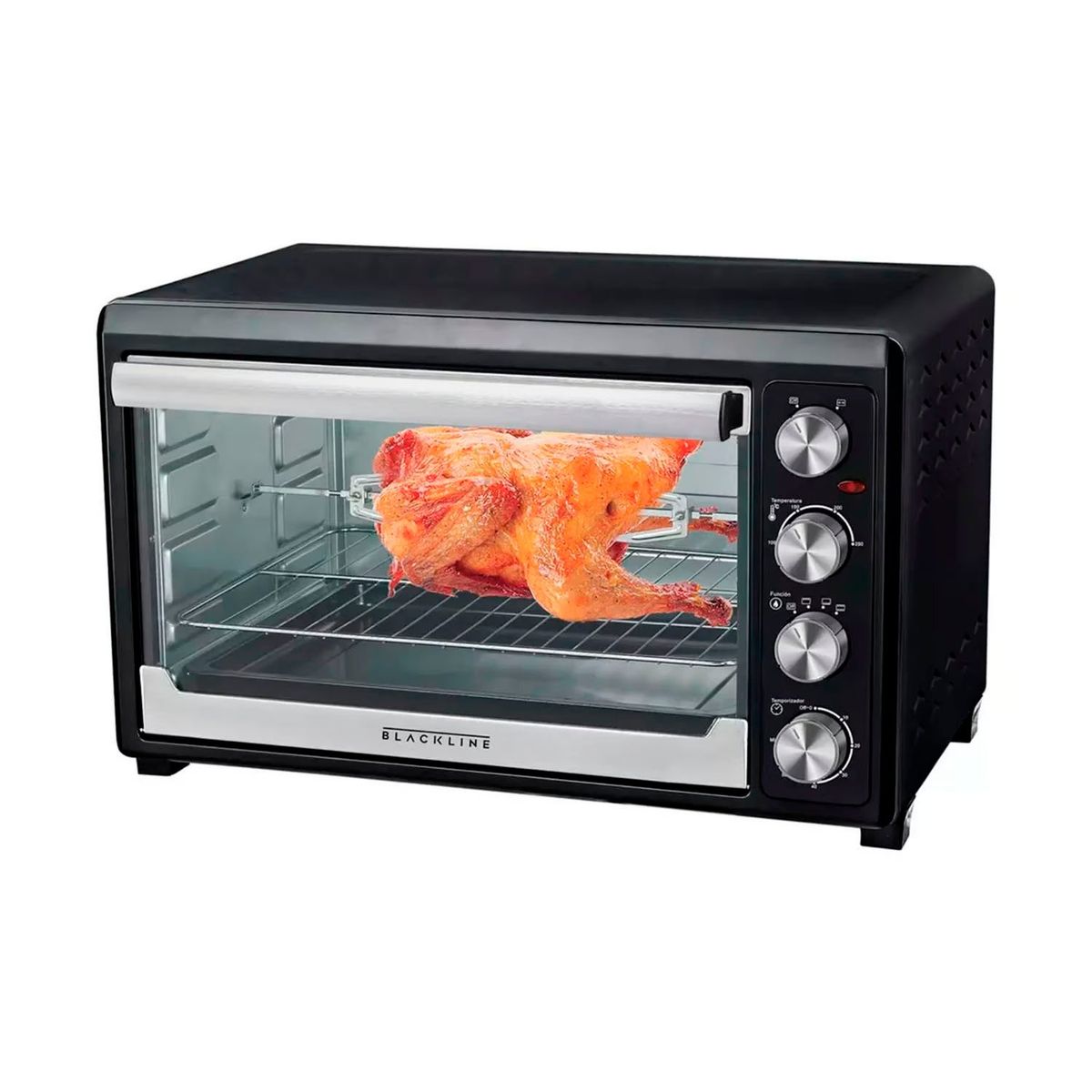 BLACKLINE - Horno Eléctrico 60 Lt GR60AR y Licuadora Oster 600W 125Lts 250-22