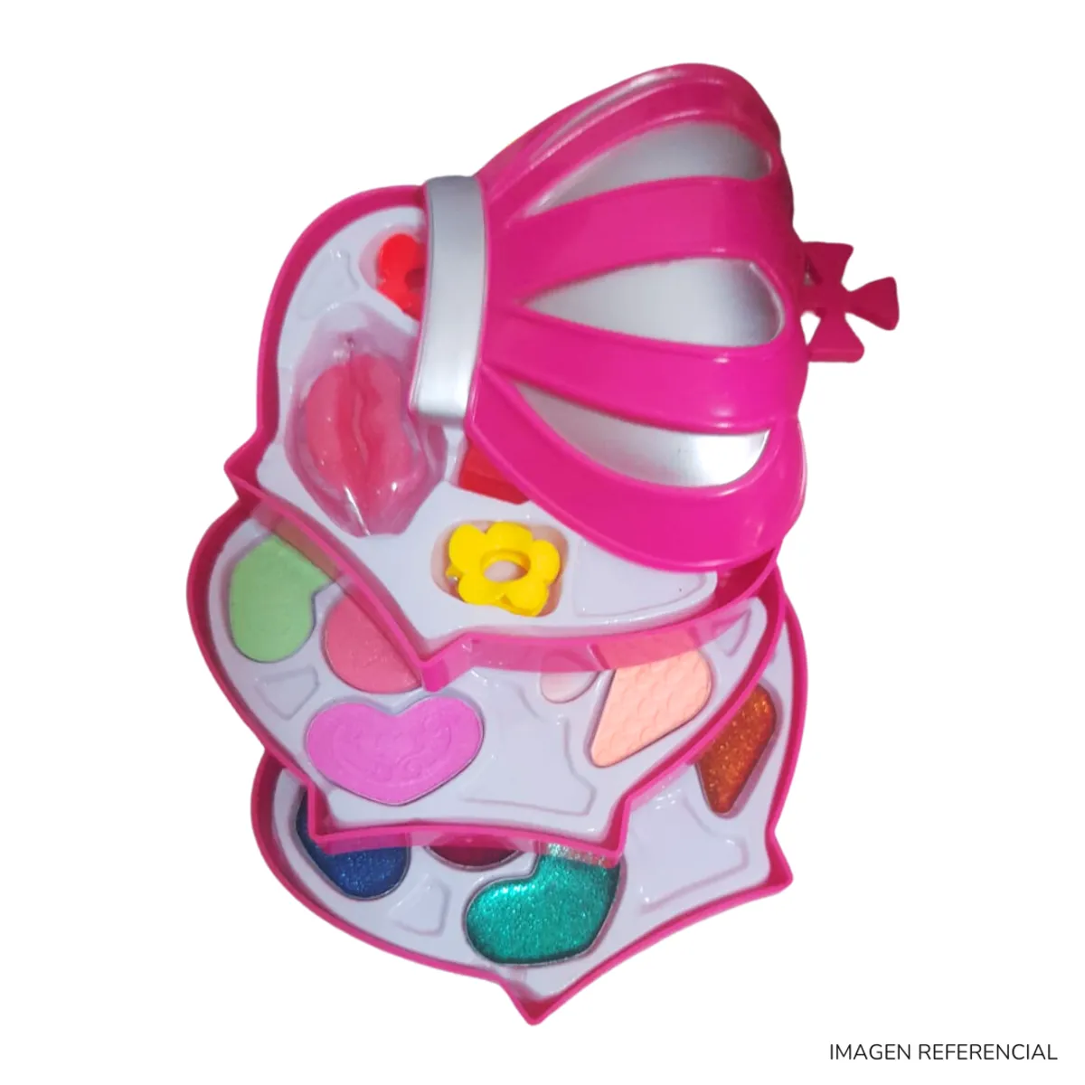 INSPIRA MARKET - Juego de maquillaje niñas kawaii juguete corona