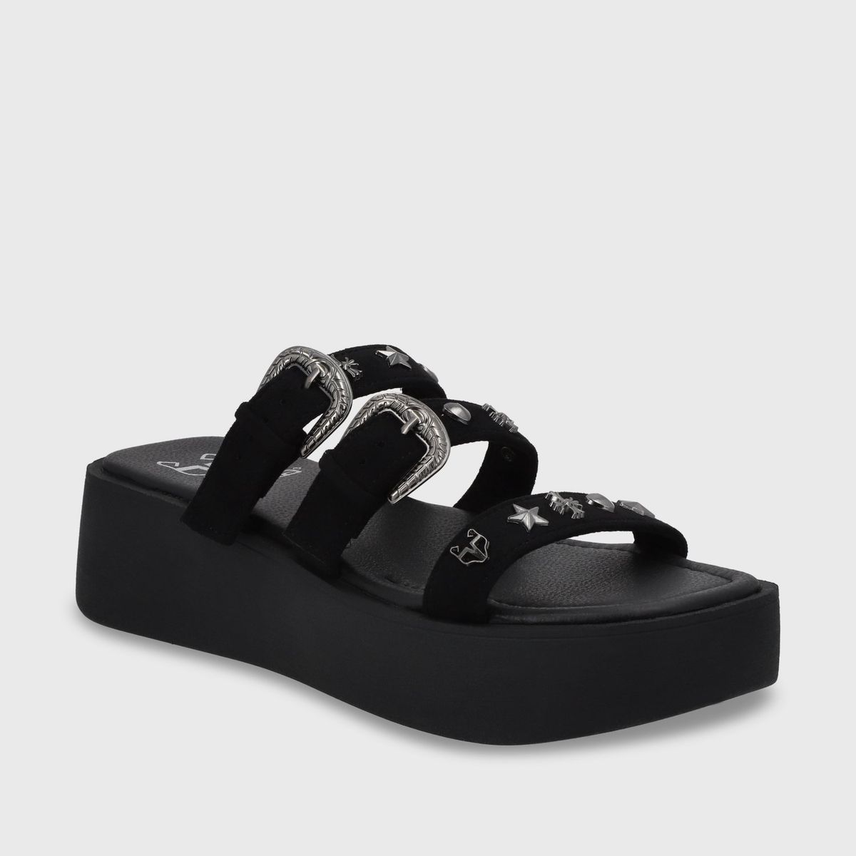 Gotta - Sandalia Plataforma Negra Mujer 53732 Gotta