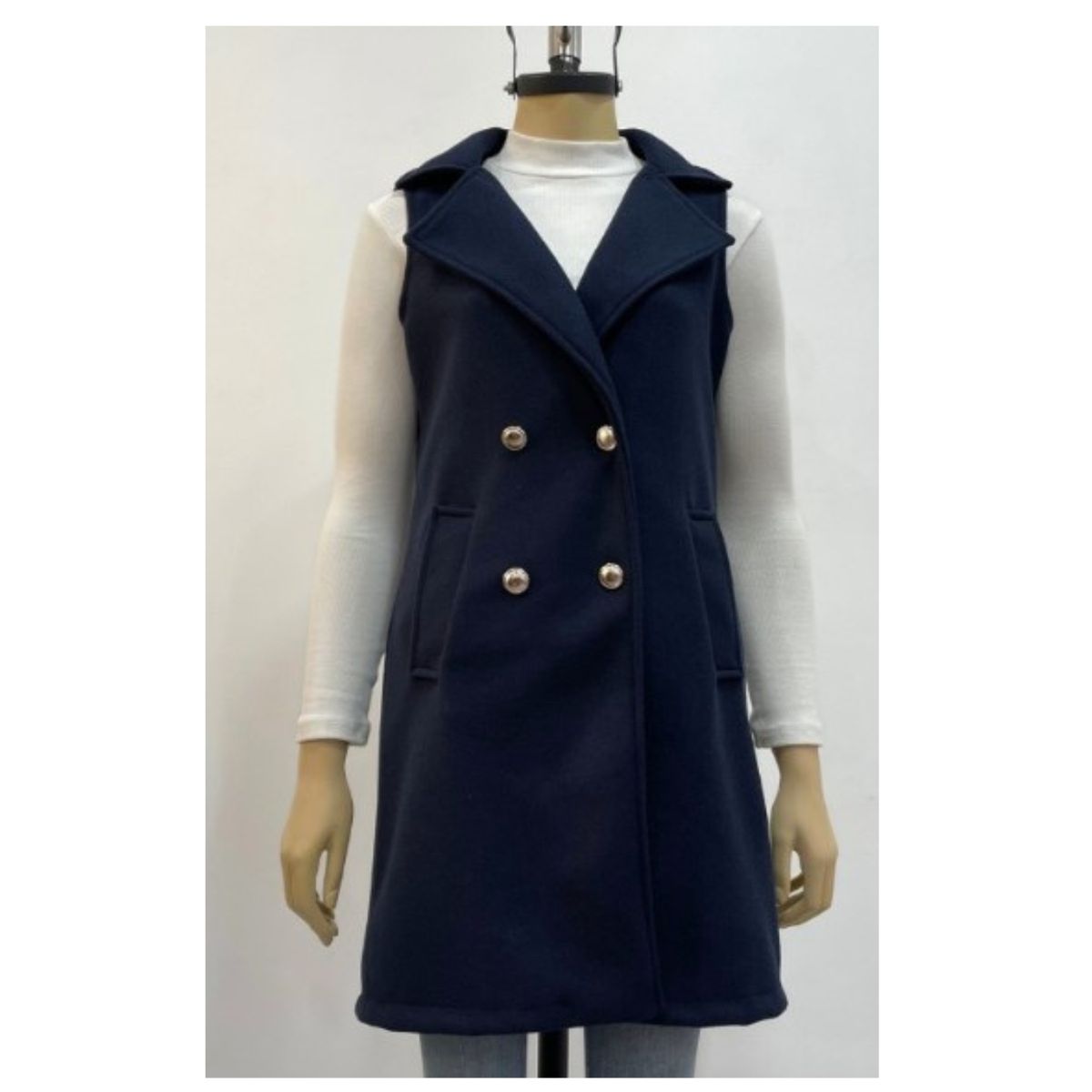 ALLEZ COLLECTION - CHALECO OLIVIA CASUAL ELEGANTE