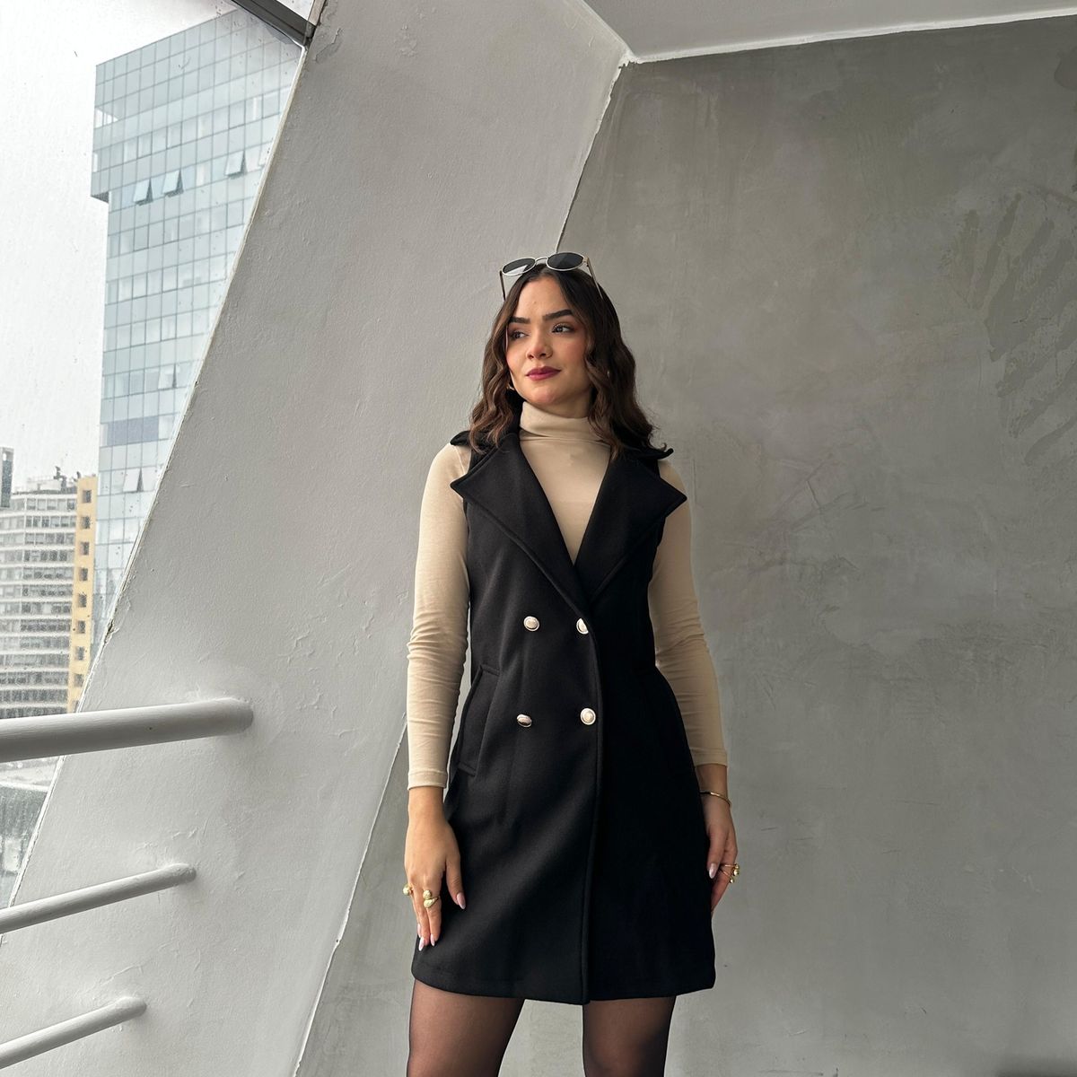 ALLEZ COLLECTION - CHALECO OLIVIA CASUAL ELEGANTE