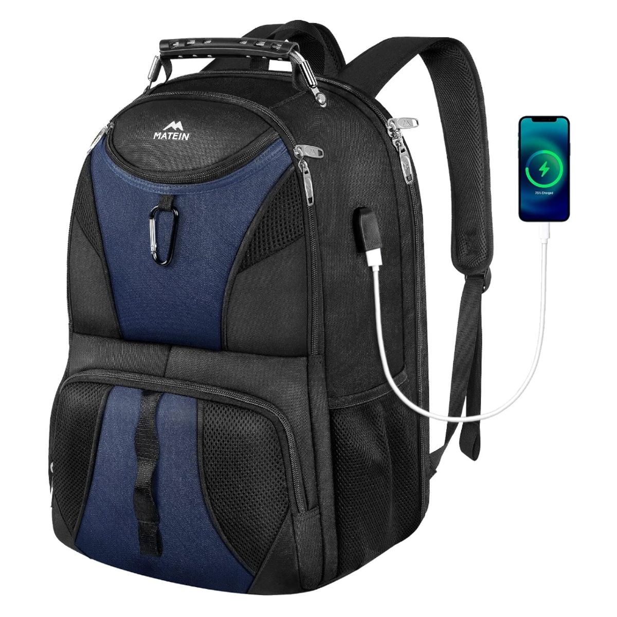 MATEIN - Mochila Portalaptop 17 MATEIN Urbana Estudios Viajes 40 L Grande