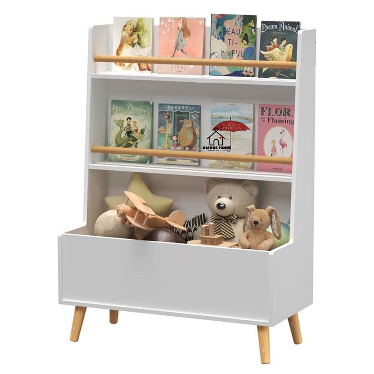 GENERICO - Librero Infantil Iray Blanco Amore Home