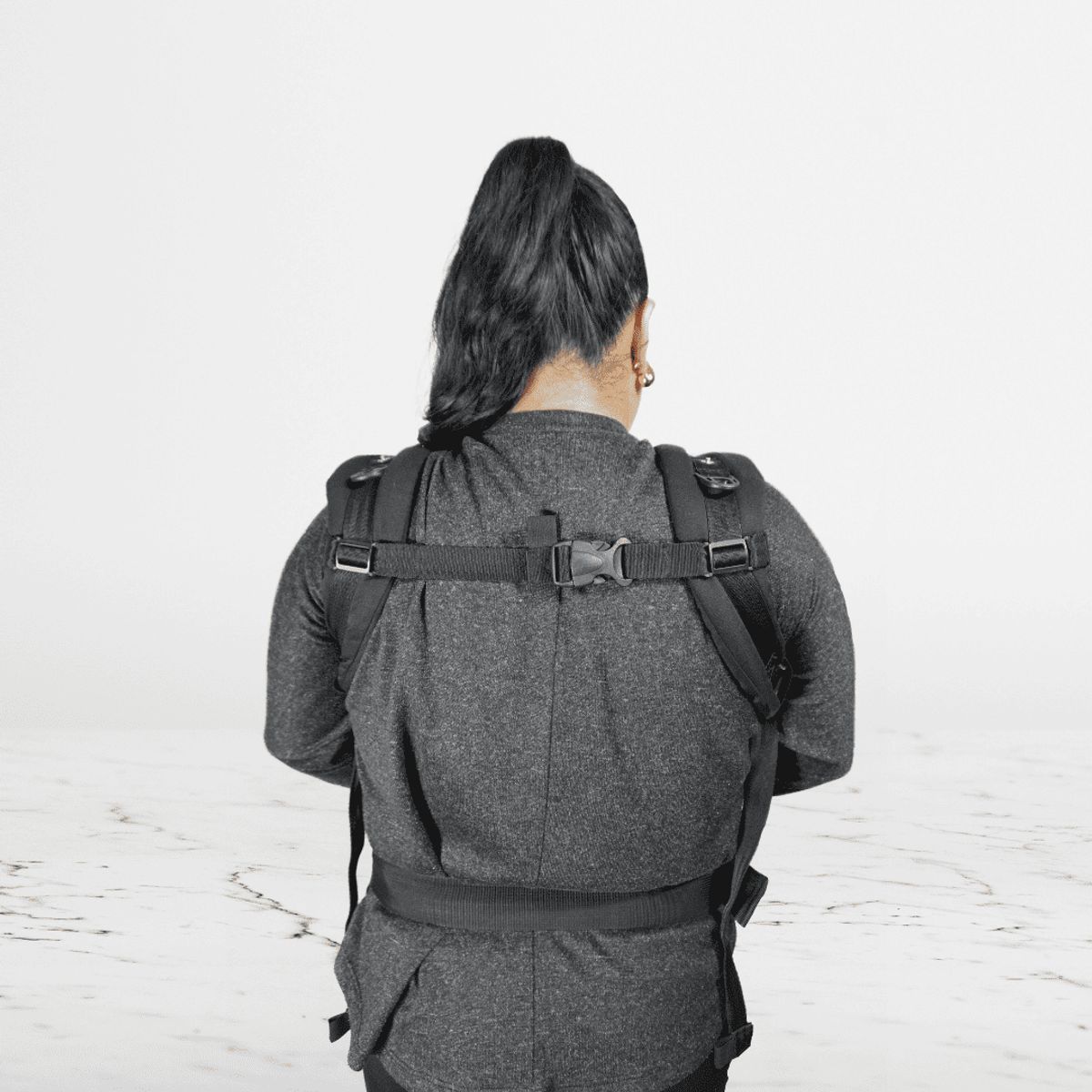 CUZKA - Canguro para Bebé Ergonómico 4 en 1 »PORTER» Blue