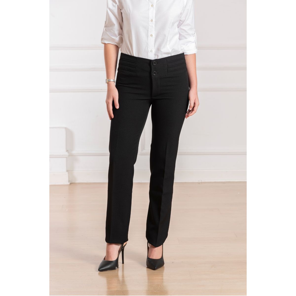 MELANGELS - Pantalón Almendra Mujer