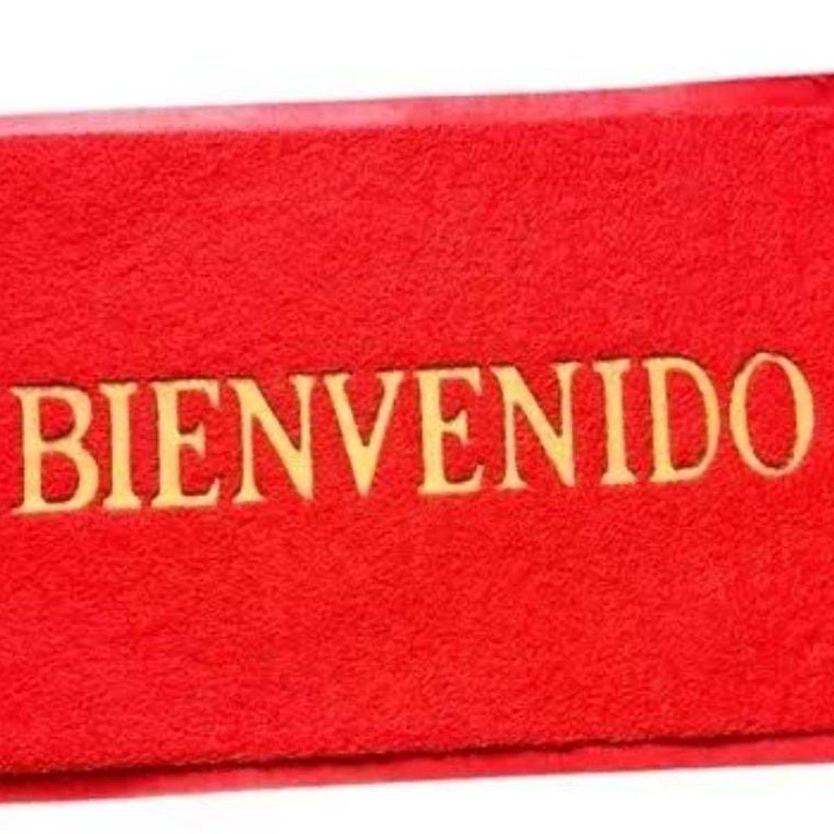 GENERICO - Felpudo Rectangular Bienvenido 60x40cm  UNIDAD