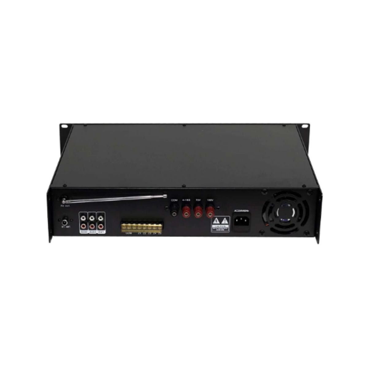 BATBLACK - Amplificador Profesional 5 Canales 500W BT-M15150UFB BATBLACK