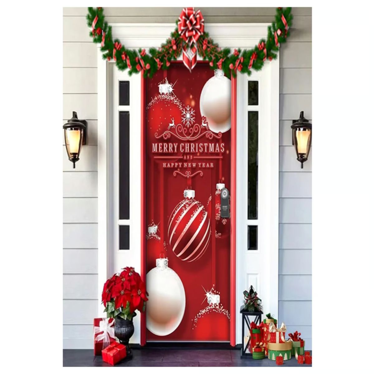 GENERICO - Funda Para Puerta tendencia navidad