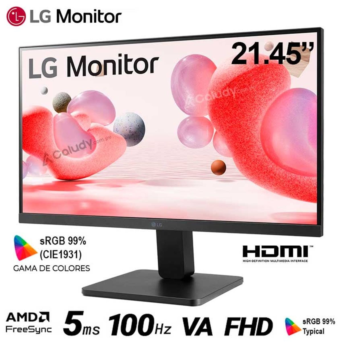 LG - Monitor LG 22MR410-B 2145 VA FHD 100Hz 5ms FreeSync