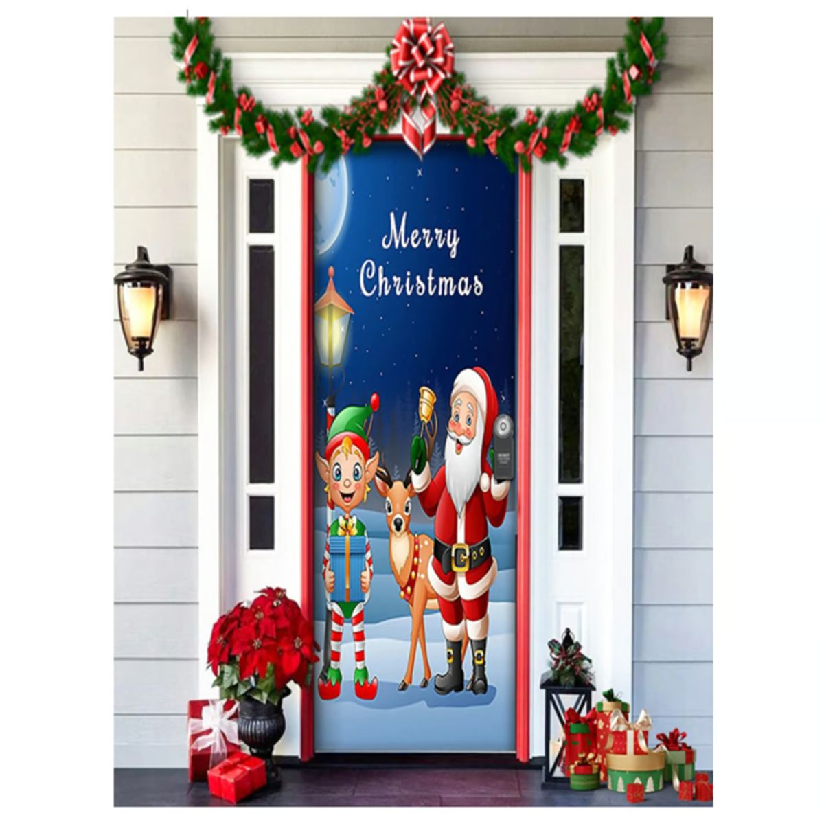 GENERICO - Funda Para Puerta tendencia navidad